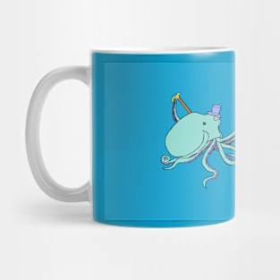 Sir Octopus (teal) Mug